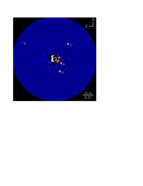 Keck Observatory Pictures show Fourth Planet in Giant Solar System