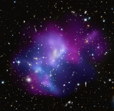 Cluster Heavyweights Caught in Cosmic Traffic Jam