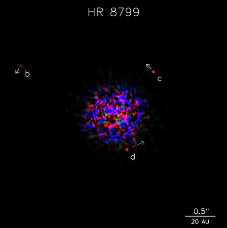 ASTRONOMERS CAPTURE FIRST IMAGES OF NEWLY-DISCOVERED PLANETARY SYSTEM