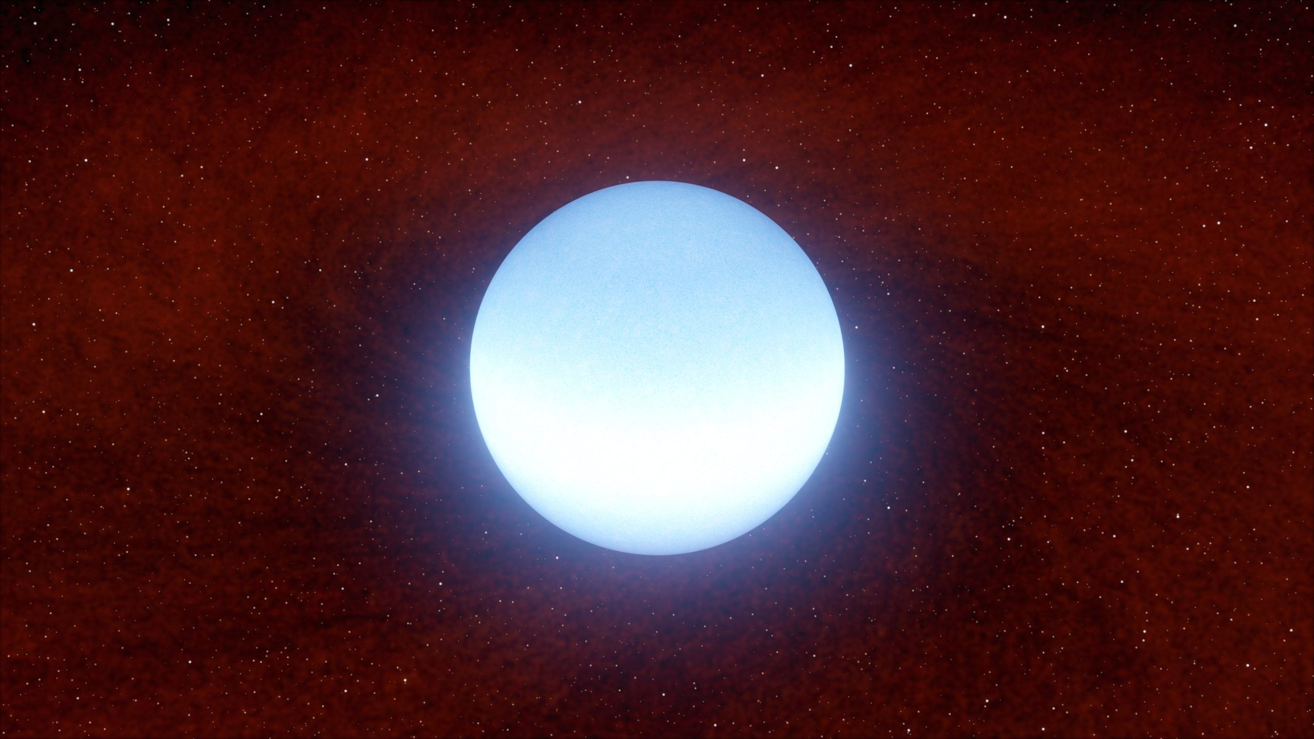 Star Eats Planet, Brightens Dramatically